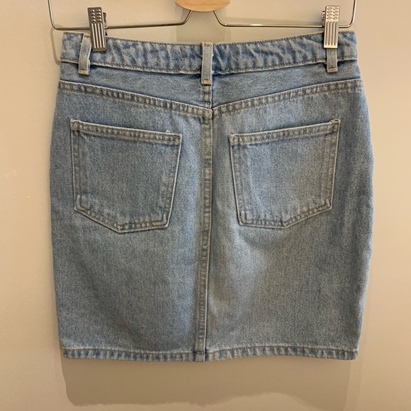 Vintage high waisted jeans skirt fit like a small - Picture 2 of 7